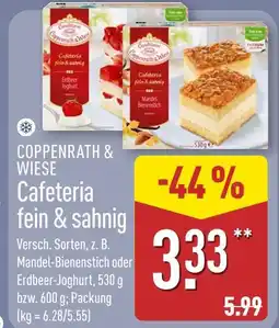 Aldi Nord Coppenrath & wiese cafeteria fein & sahnig mandel-bienenstich Angebot