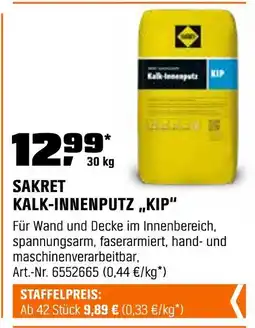 OBI Sakret kalk-innenputz „kip“ Angebot
