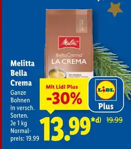 Lidl Melitta bella crema Angebot