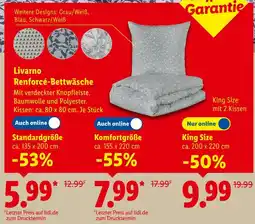 Lidl Livarno renforcé-bettwäsche standardgöße Angebot