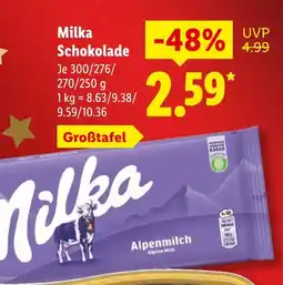 Lidl Milka schokolade Angebot