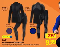 Lidl Crivit seamless-funktionswäsche Angebot