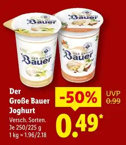 Lidl Der große bauer joghurt Angebot