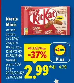 Lidl Nestlé minis Angebot
