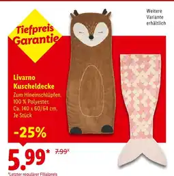 Lidl Livarno kuscheldecke Angebot