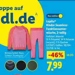Lidl Lupilu kinder seamless-funktionsunterwäsche, 2-teilig Angebot
