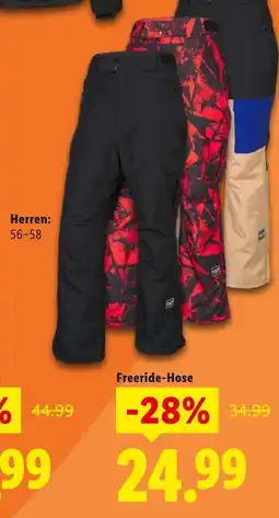 Lidl Freeride-hose Angebot