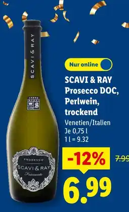 Lidl Scavi & ray prosecco doc, perlwein, trocken Angebot