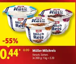 Lidl Müller milchreis Angebot