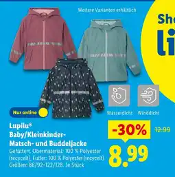 Lidl Lupilu baby/kleinkinder-matsch- und buddeljacke Angebot