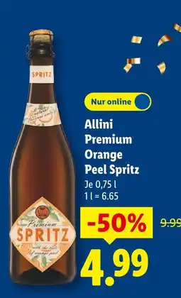 Lidl Allini premium orange peel spritz Angebot
