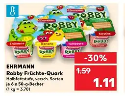Kaufland Ehrmann robby früchte-quark erdbeere Angebot