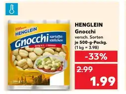 Kaufland Henglein gnocchi Angebot