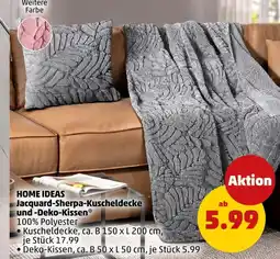 PENNY Home ideas jacquard-sherpa-kuscheldecke Angebot
