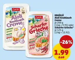PENNY Ergüllü aioli knoblauch creme Angebot