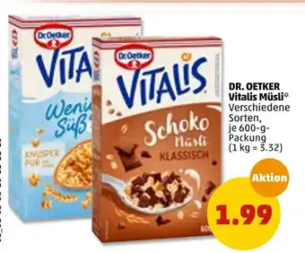 PENNY Dr. oetker vitalis müsli Angebot