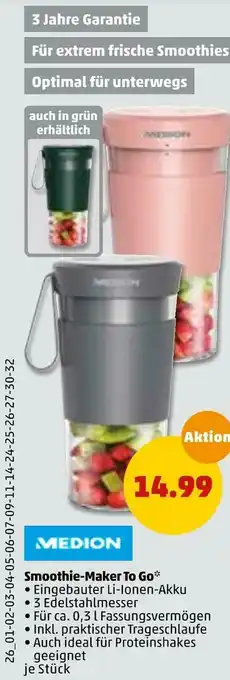 PENNY Medion smoothie-maker to go Angebot