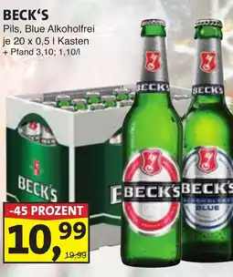 Lösch Depot BECK'S Pils, Blue Alkoholfrei Angebot