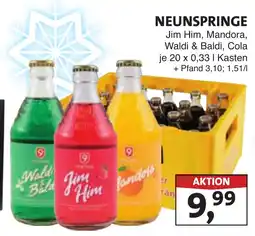 Lösch Depot NEUNSPRINGE Jim Him, Mandora, Waldi & Baldi, Cola Angebot