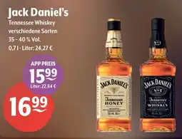 Getränke Hoffmann Jack Daniel's Tennessee Whiskey Angebot