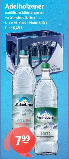 Getränke Hoffmann Adelholzener natürliches Mineralwasser Angebot