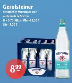 Getränke Hoffmann Gerolsteiner natürliches Mineralwasser Angebot