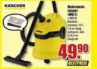 B1 Discount Baumarkt Kärcher Mehrzwecksauger Wd2 Angebot