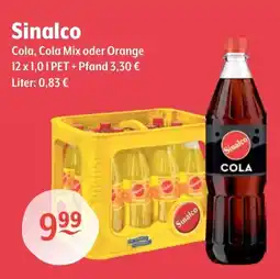 Getränke Hoffmann Sinalco Cola, Cola Mix oder Orange Angebot
