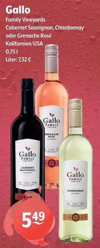 Getränke Hoffmann Gallo Family Vineyards Cabernet Sauvignon, Chardonnay oder Grenache Rosé Angebot