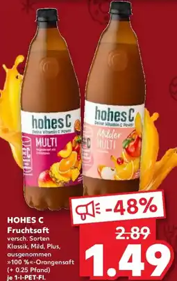 Kaufland HOHES C Fruchtsaft Angebot
