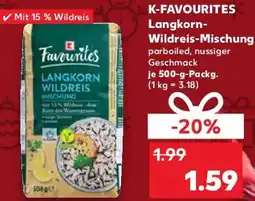 Kaufland K-FAVOURITES Langkorn-Wildreis-Mischung Angebot