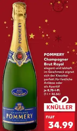 Kaufland POMMERY Champagner Brut Royal Angebot