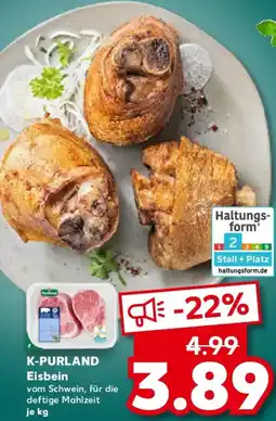 Kaufland K-PURLAND Eisbein Angebot