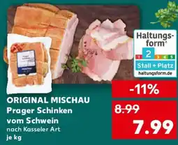 Kaufland ORIGINAL MISCHAU Prager Schinken vom Schwein Angebot