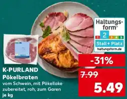 Kaufland K-PURLAND Pökelbraten Angebot