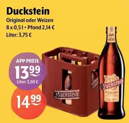 Getränke Hoffmann Duckstein Original oder Weizen Angebot