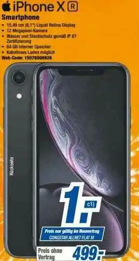 Expert Apple Iphone X R Smartphone Angebot