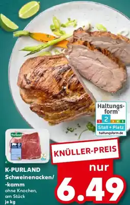 Kaufland K-PURLAND Schweinenacken/ -kamm Angebot
