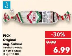 Kaufland PICK Original ung. Salami Angebot