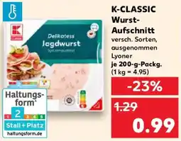 Kaufland K-CLASSIC Wurst Aufschnitt Angebot