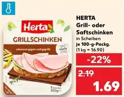 Kaufland HERTA Grill- oder Saftschinken Angebot