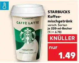 Kaufland STARBUCKS Kaffeemischgetränk Angebot