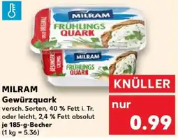 Kaufland MILRAM Gewürzquark Angebot
