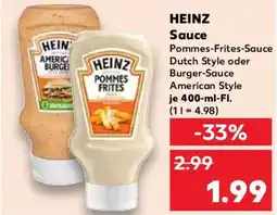 Kaufland HEINZ Sauce Angebot