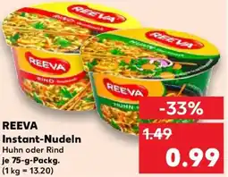Kaufland REEVA Instant-Nudeln Angebot