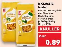 Kaufland K-CLASSIC Nudeln Angebot