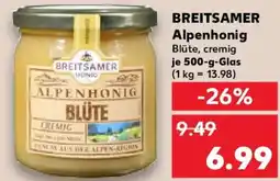 Kaufland BREITSAMER Alpenhonig Angebot