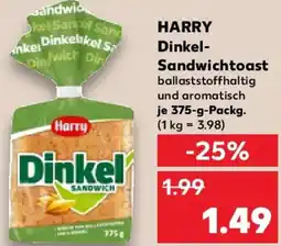 Kaufland HARRY Dinkel Sandwichtoast Angebot