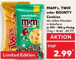 Kaufland M&M's, TWIX oder BOUNTY Cookies Angebot