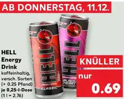 Kaufland HELL Energy Drink Angebot
